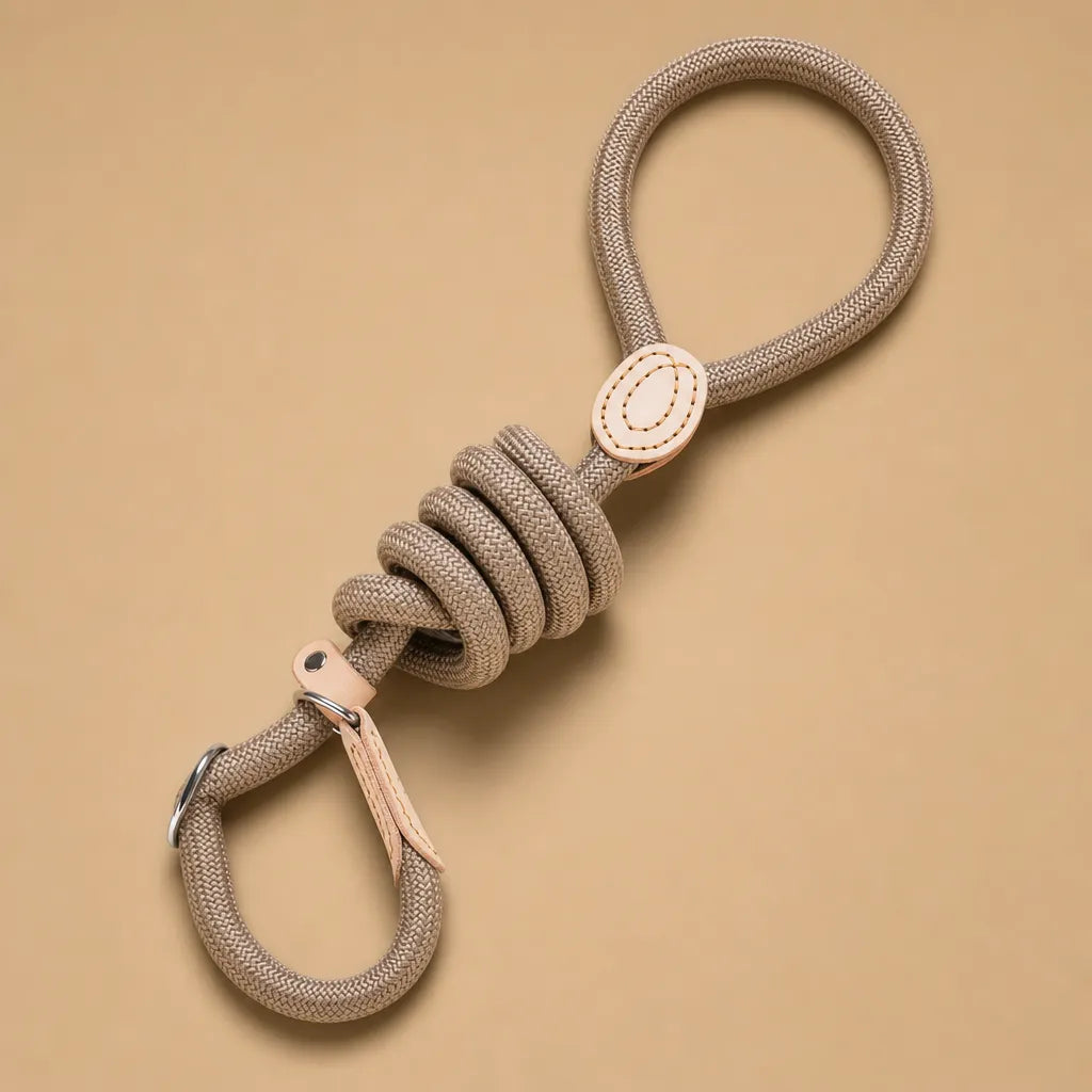 Laisse Chien Corde Tressée Réglable - Nylon Durable