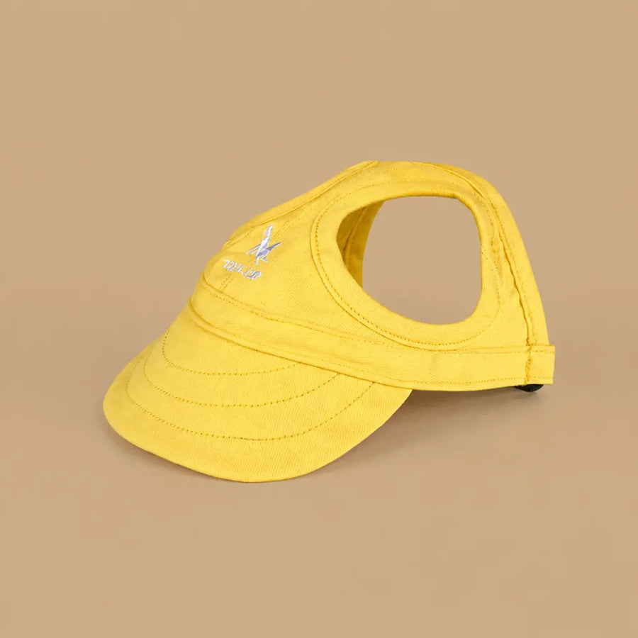 Casquette chien baseball - Visière UV & Trous pour oreilles