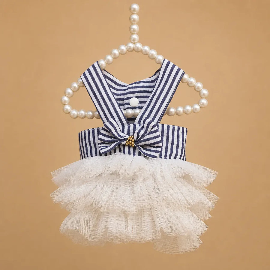 Déguisement chien mariage - Robe tulle élégante pour petite race