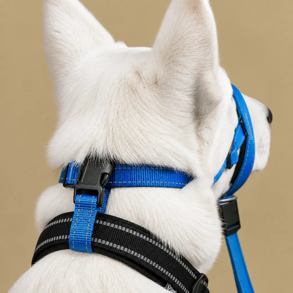 Muselière pour chien - Licol de tête nylon grandes races