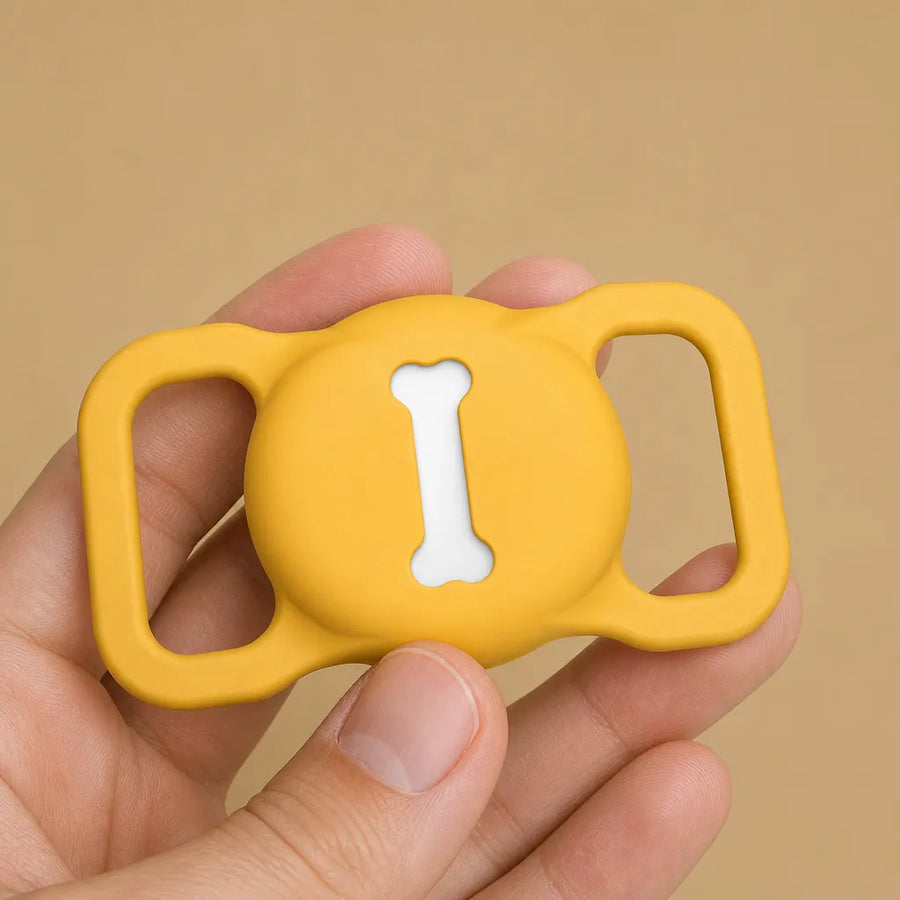 Collier AirTag pour chien - Housse silicone pour tracker