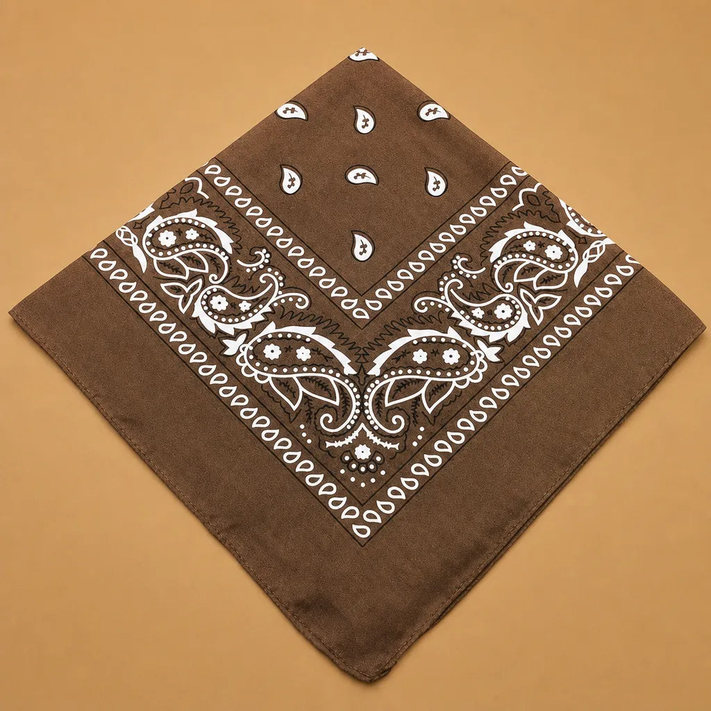 Bandana chien original paisley - 14 coloris 55 cm