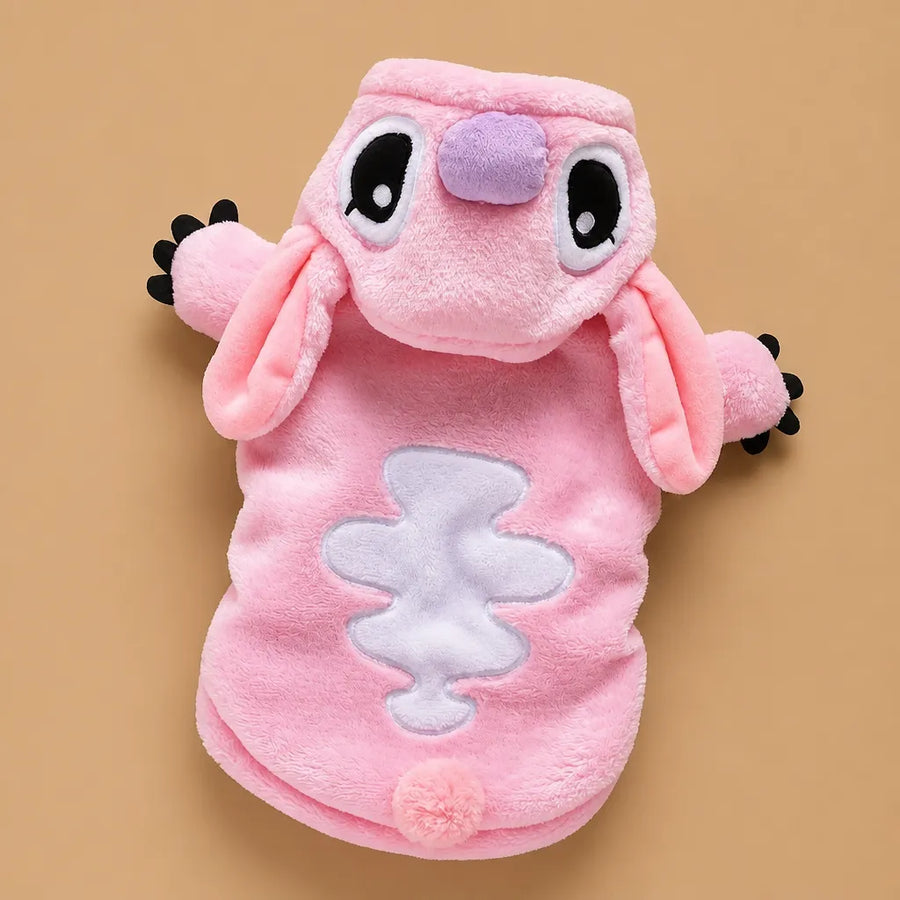 Déguisement Stitch chien - Costume kawaii flanelle chaud