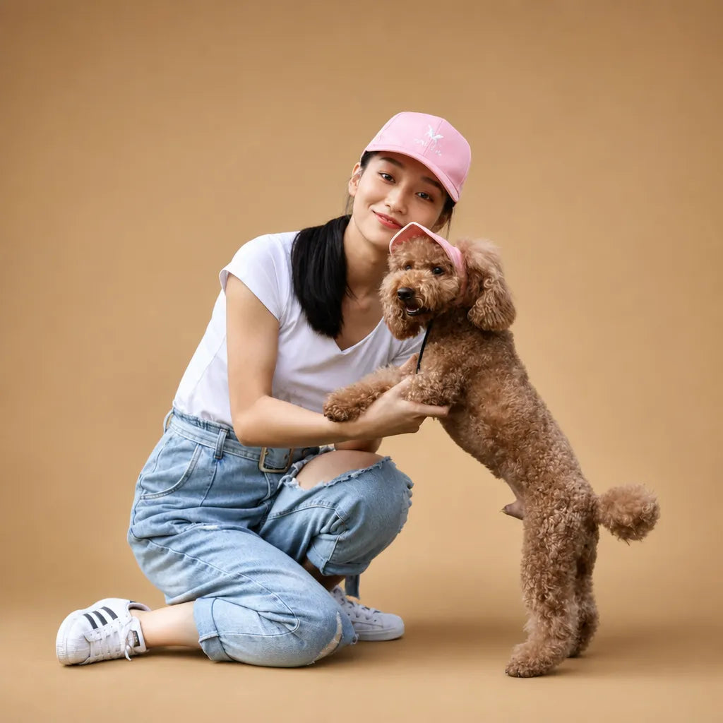 Casquette chien baseball - Visière UV & Trous pour oreilles