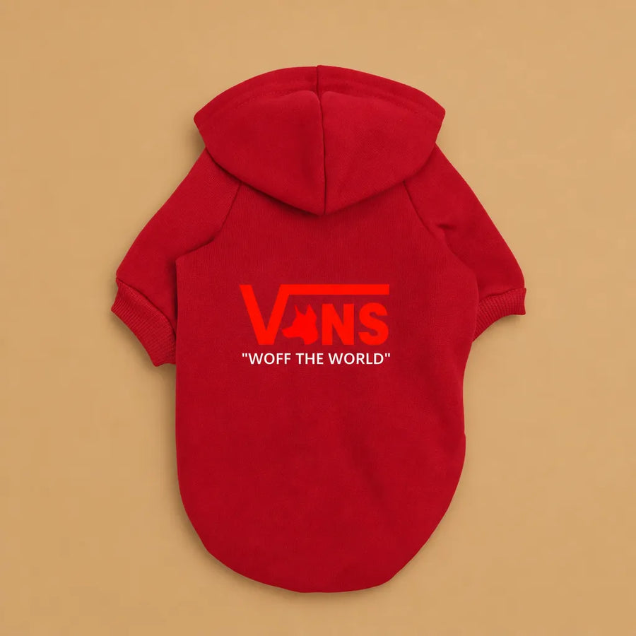 Sweat a capuche pour chien - Polaire douce & Logo graphique