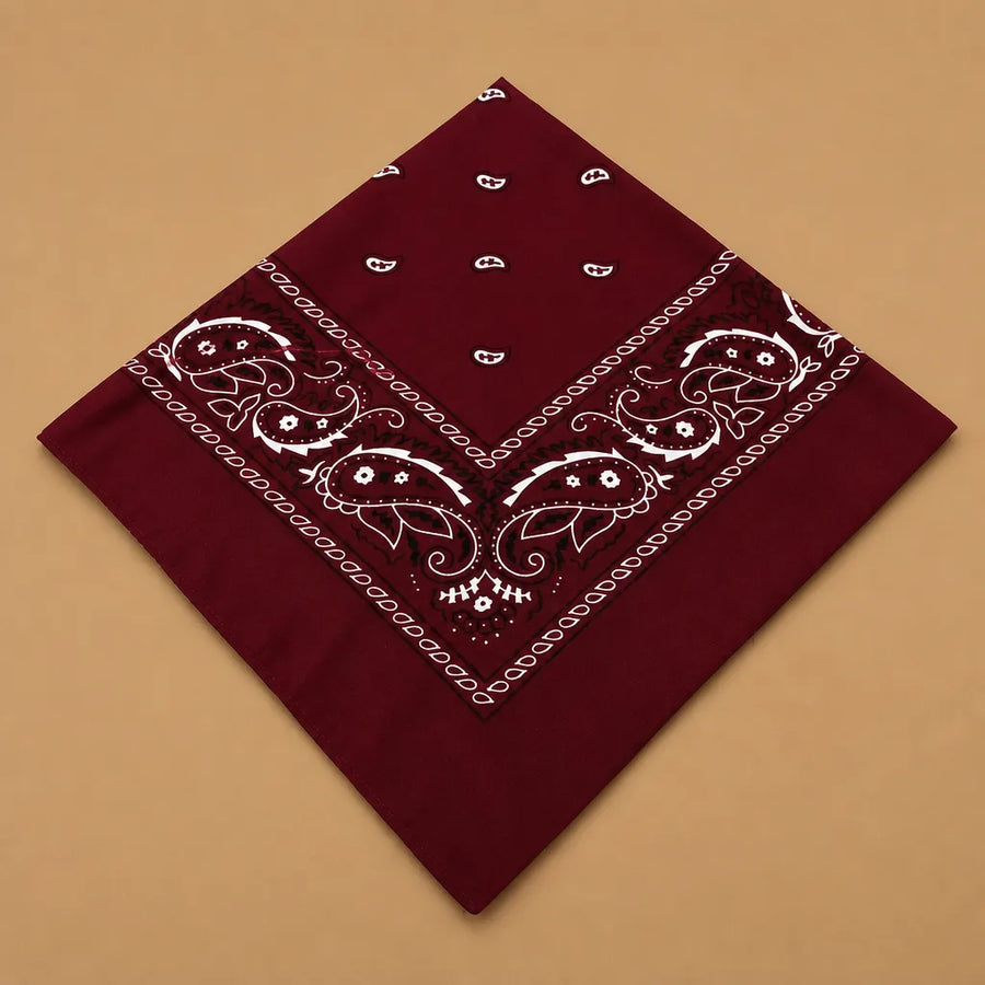 Bandana chien original paisley - 14 coloris 55 cm