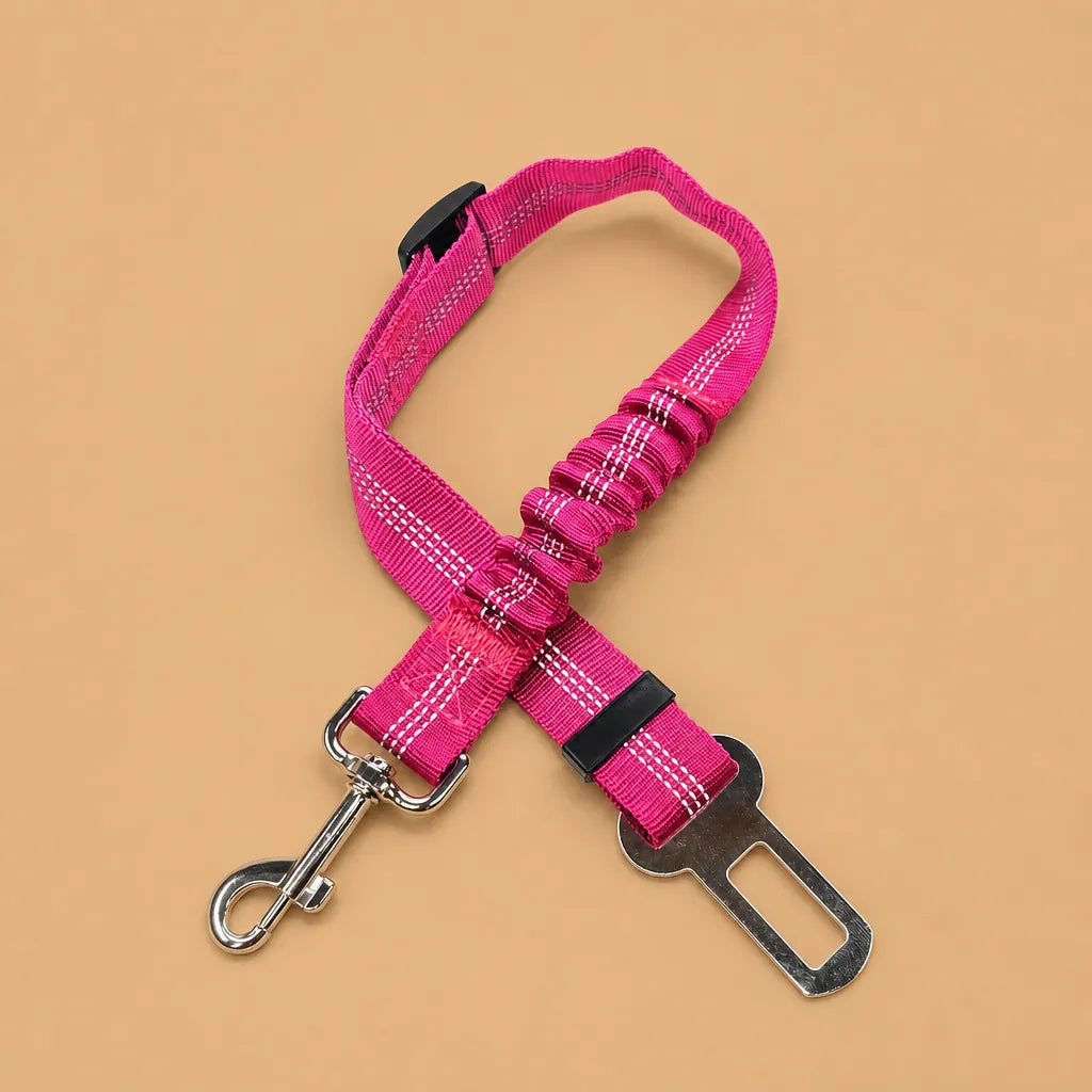 Ceinture de sécurité chien - Nylon réfléchissant réglable