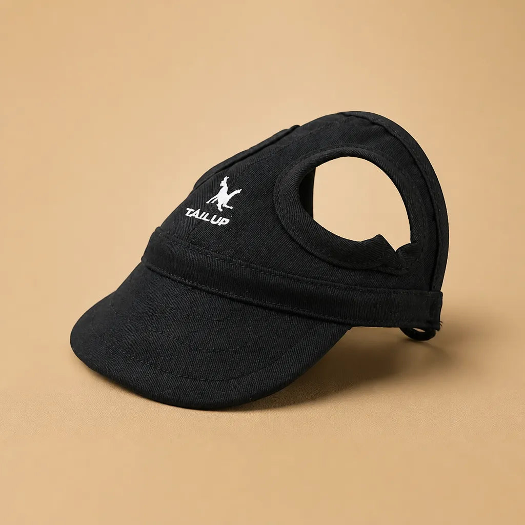 Casquette chien baseball - Visière UV & Trous pour oreilles