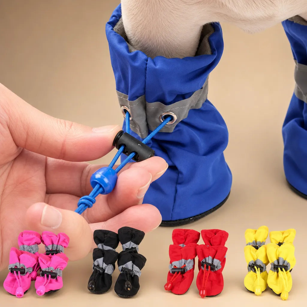 Chaussure chien imperméable - Bottes de pluie souples
