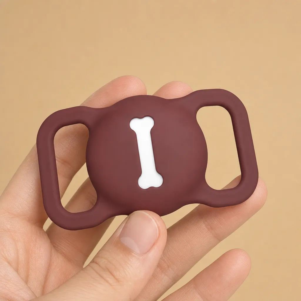 Collier AirTag pour chien - Housse silicone pour tracker