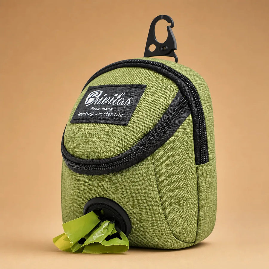 Sac pour friandises chien 2 en 1 - Distributeur sacs inclus