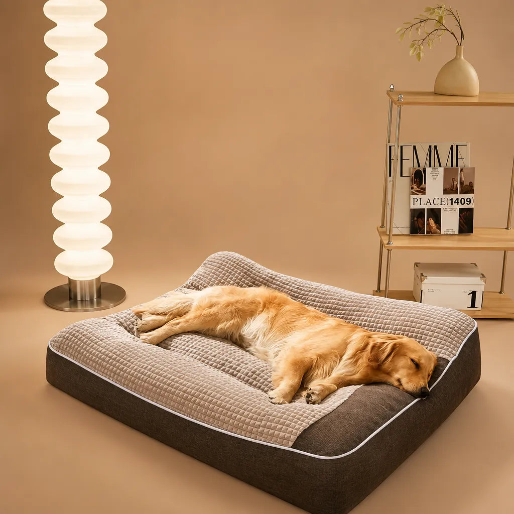 Lit pour Chiens XXL Orthopédique Extra-Épais - 4 Tailles