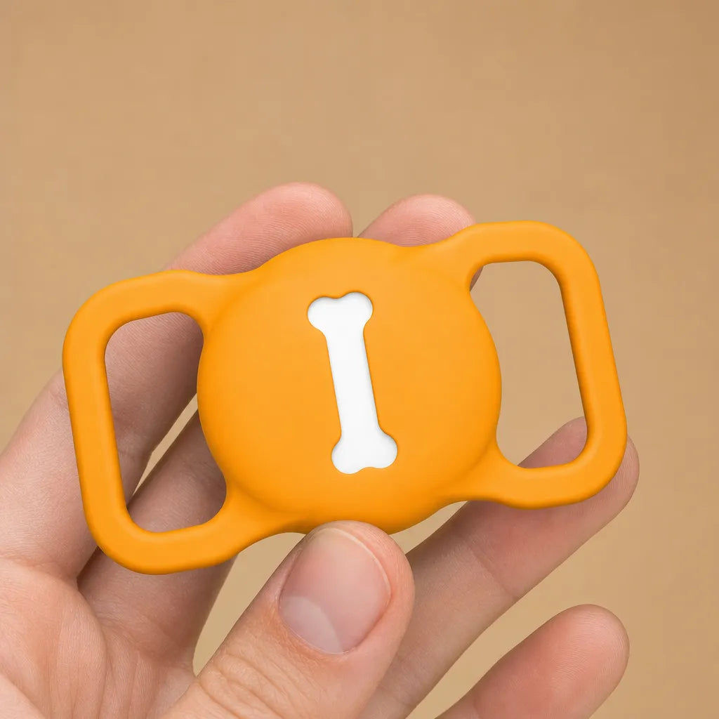Collier AirTag pour chien - Housse silicone pour tracker