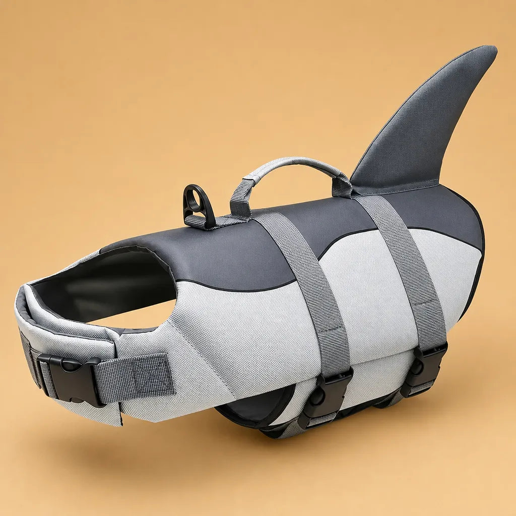 Gilet de sauvetage chien requin sirène - XS à XL