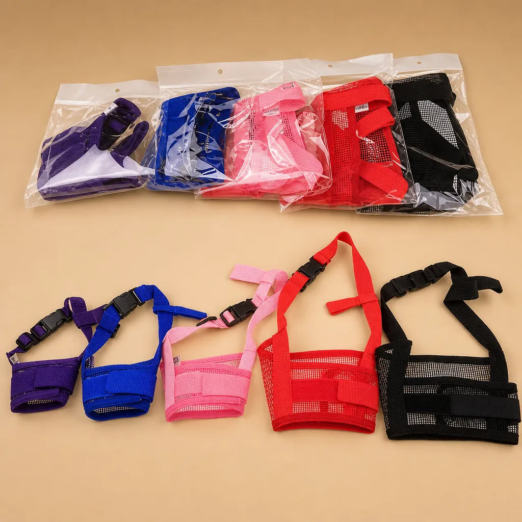 Muselière pour petit chien - Mesh respirant réglable S à XXL