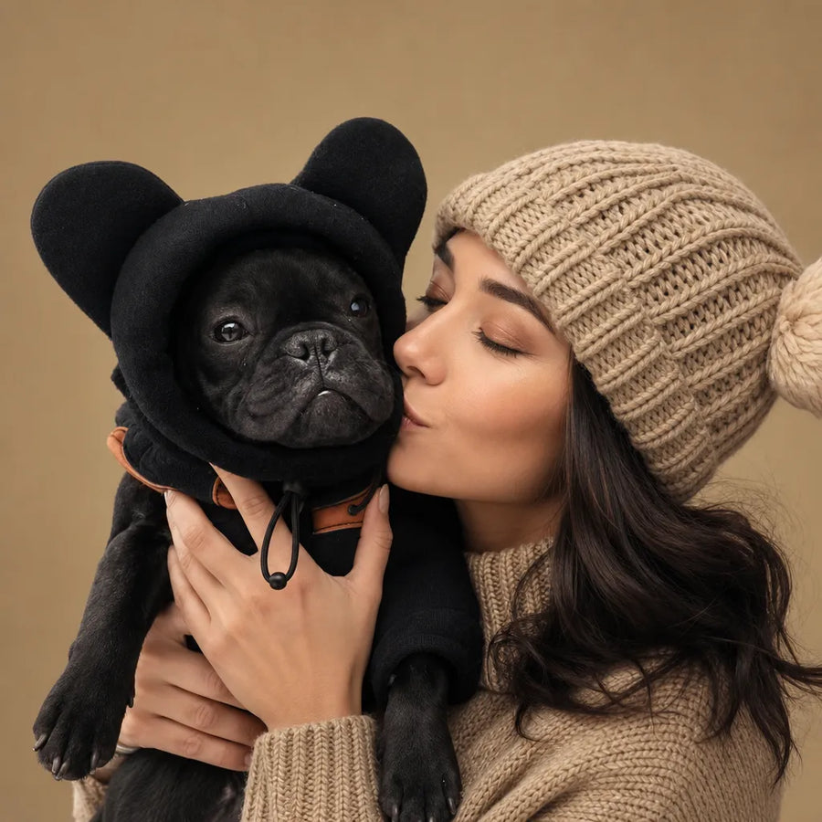 Cache Oreille pour Chien - Polaire Chaud et Doux