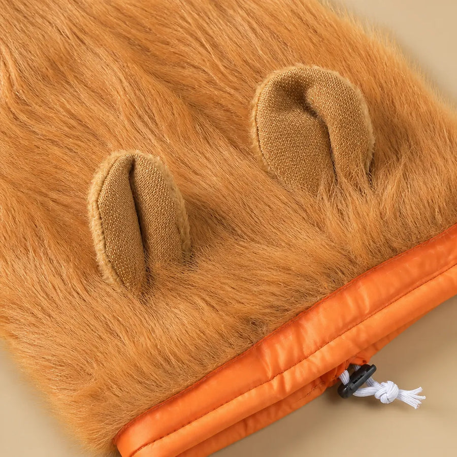 Crinière de lion pour chien - Perruque réaliste et ajustable