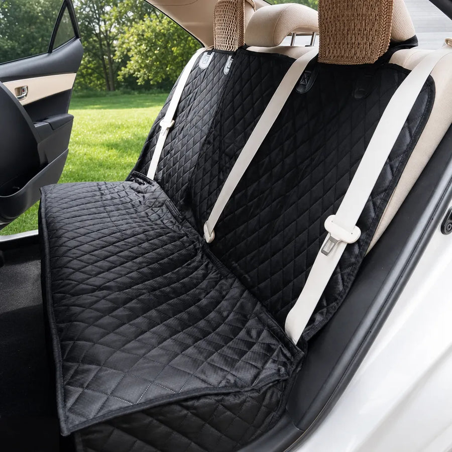 Housse voiture pour chien - Protection banquette matelassée