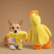 Jouet canard chien sonore - Peluche velours 3 tailles résistante