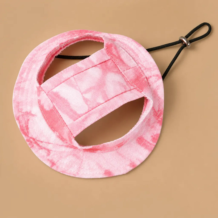 Bob pour chien tie-dye - Coton respirant & Trous oreilles