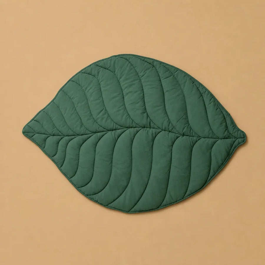 Tapis pour chien frais en coton - Forme feuille respirant