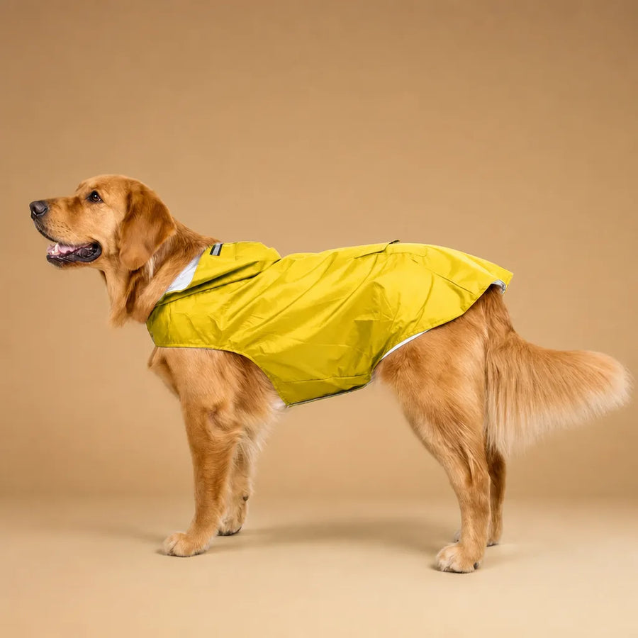 Veste imperméable chien - capuche réfléchissante 9 tailles