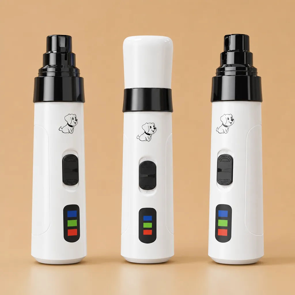 Lime ongle chien électrique - Silencieuse, USB, tête diamant