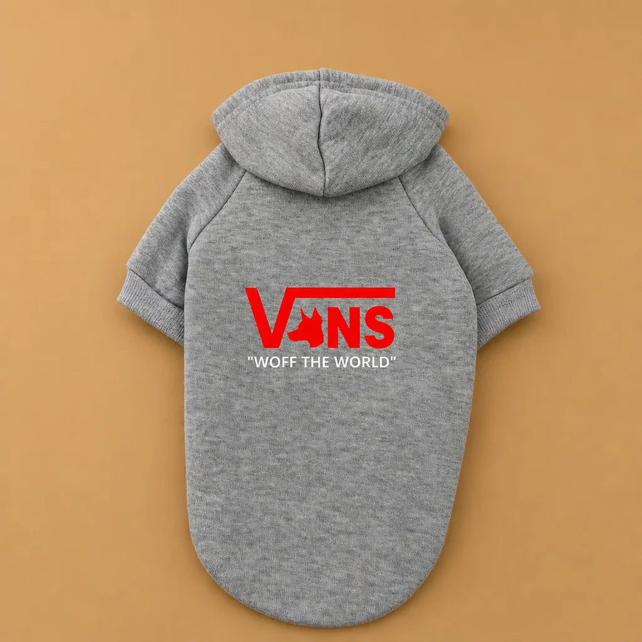 Sweat a capuche pour chien - Polaire douce & Logo graphique