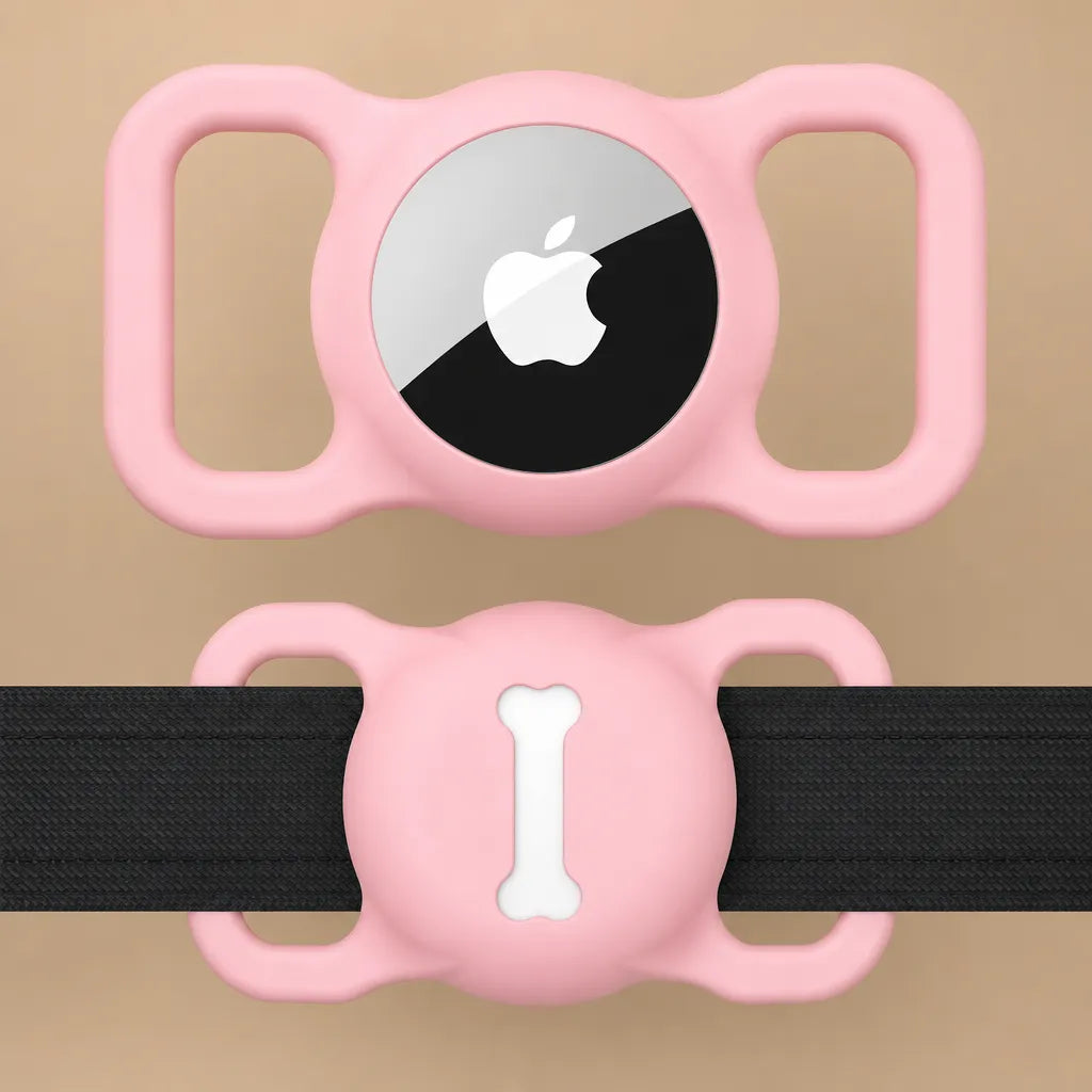 Collier AirTag pour chien - Housse silicone pour tracker