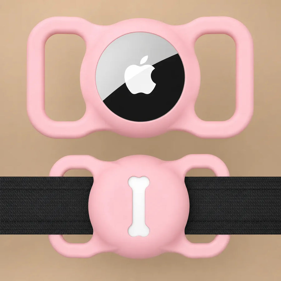 Collier AirTag pour chien - Housse silicone pour tracker