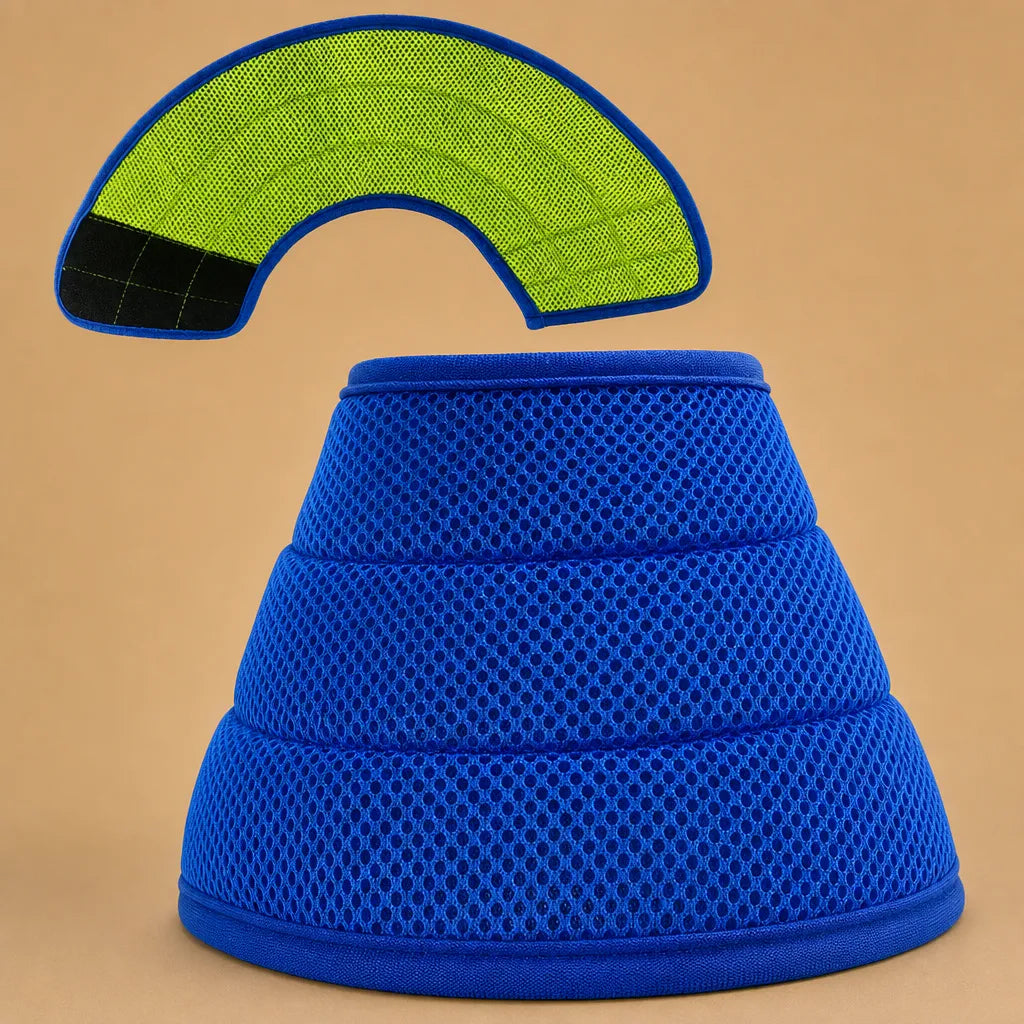 Collerette souple chien en mesh - Anti-léchage et confort