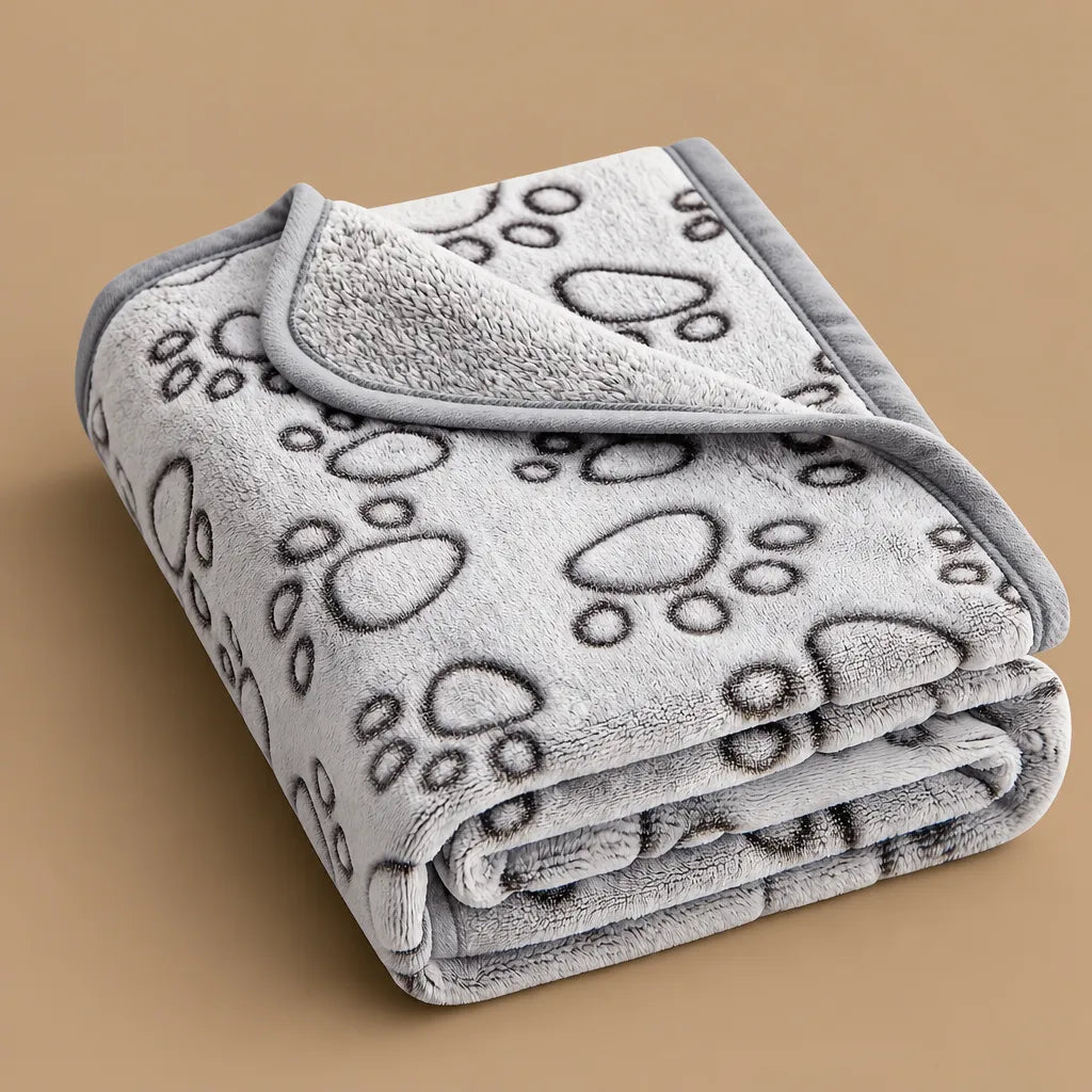 Plaid chien voiture en flanelle - Protection et confort voyage
