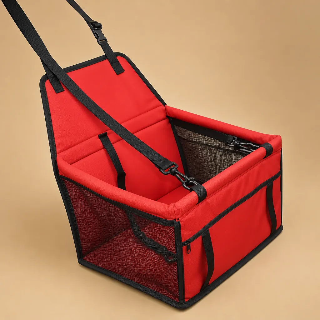 Panier chien voiture pliable - Siège auto sécurisé