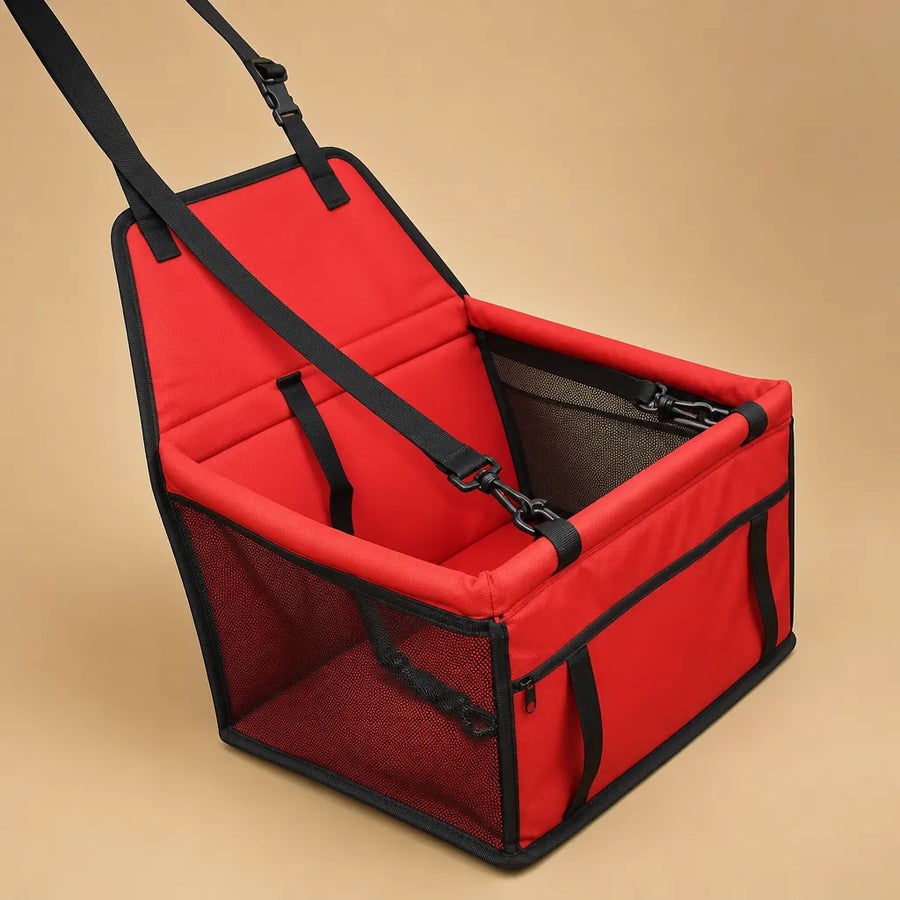 Panier chien voiture pliable - Siège auto sécurisé