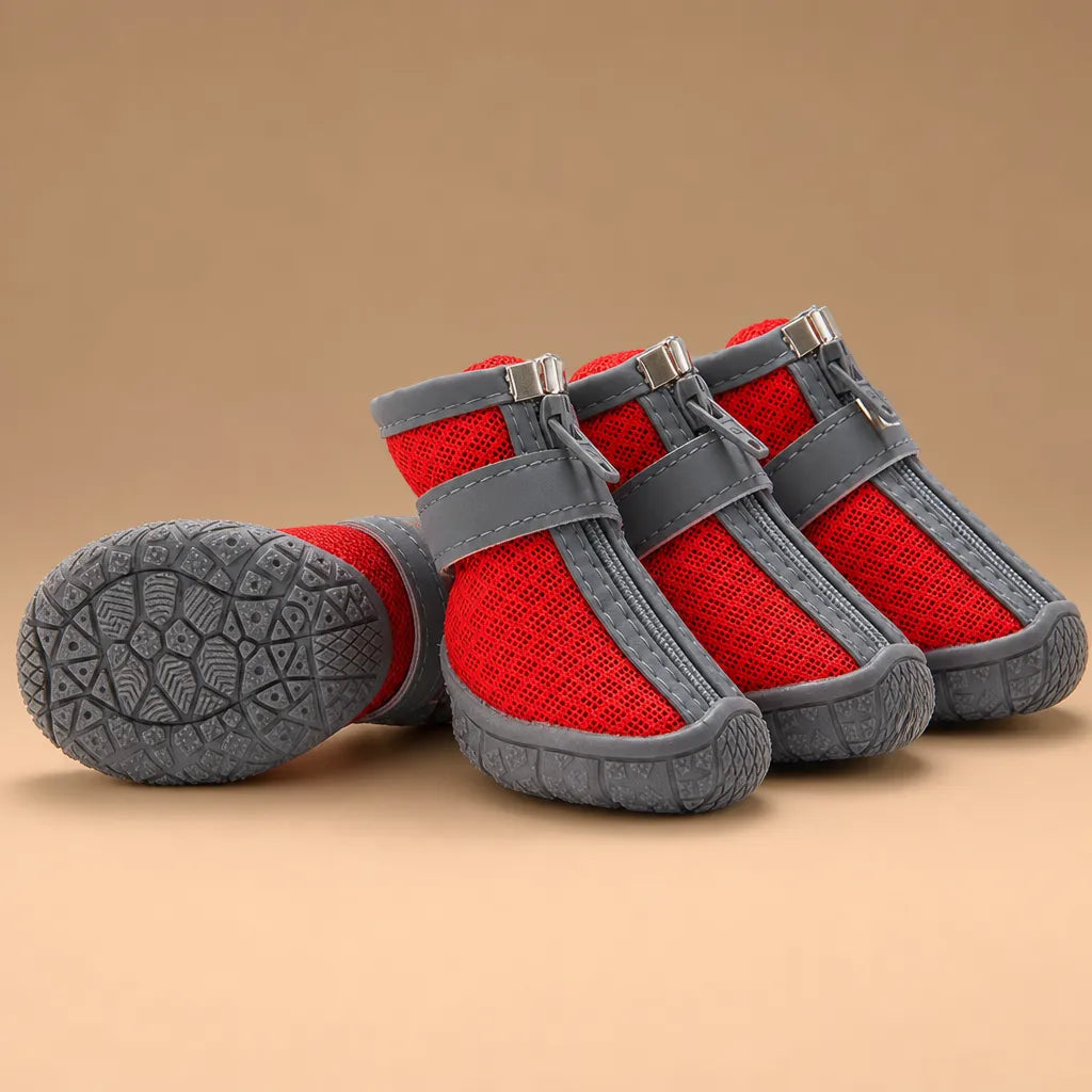 Chaussure antidérapante chien - Bottes respirantes
