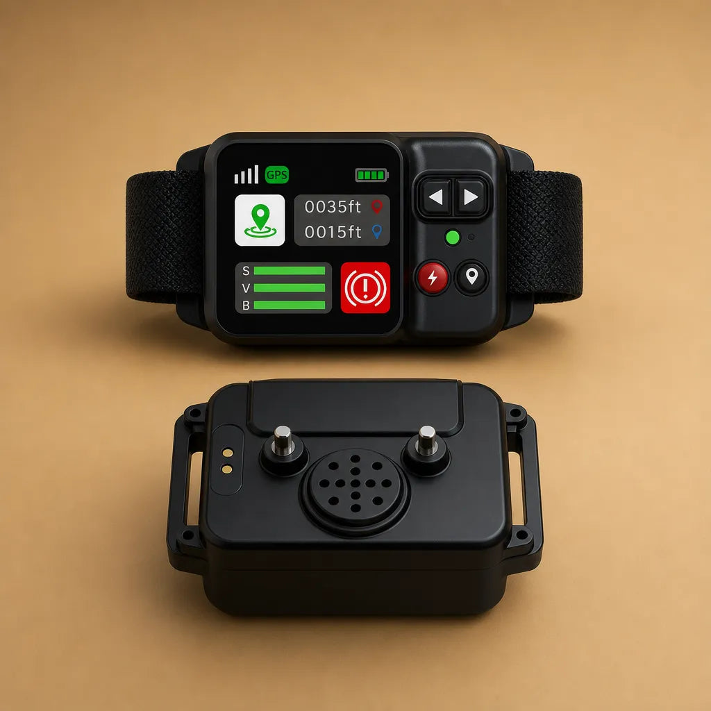 Collier Antifugue GPS Sans Fil - Clôture Intelligente IP67