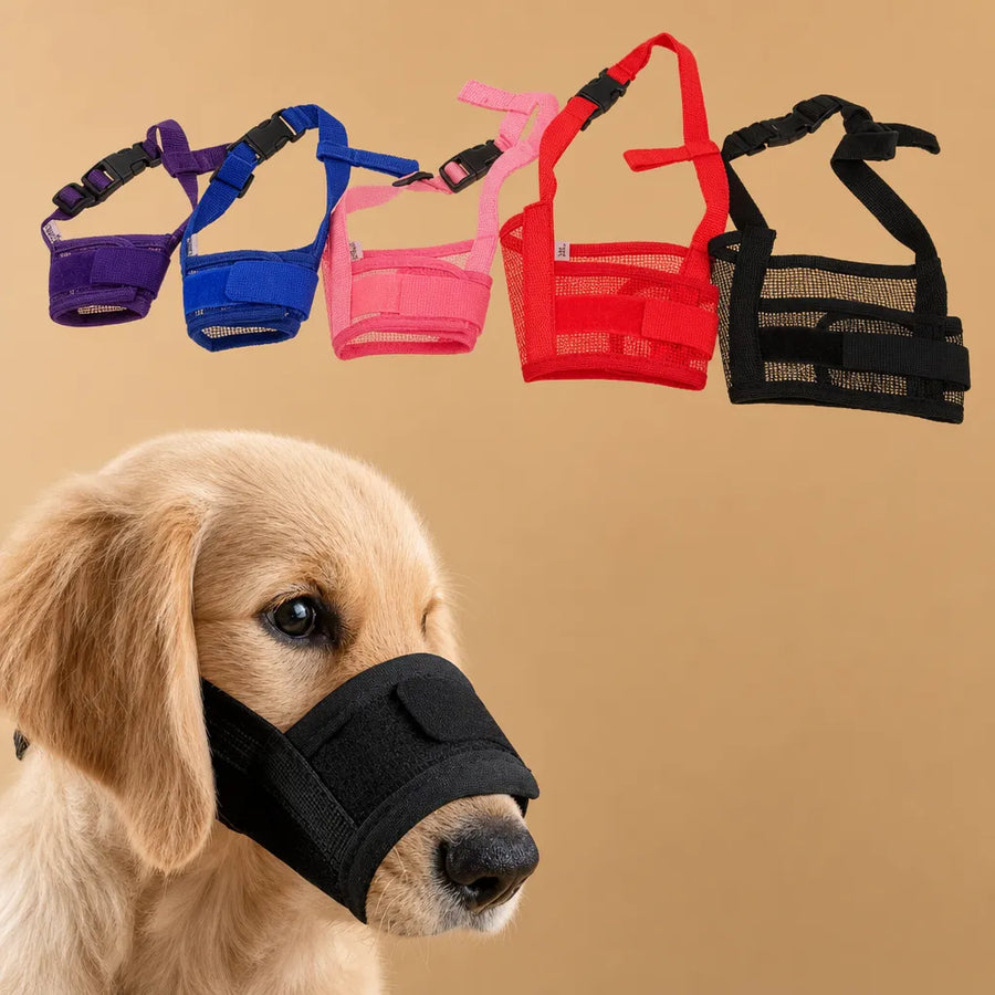 Muselière pour petit chien - Mesh respirant réglable S à XXL