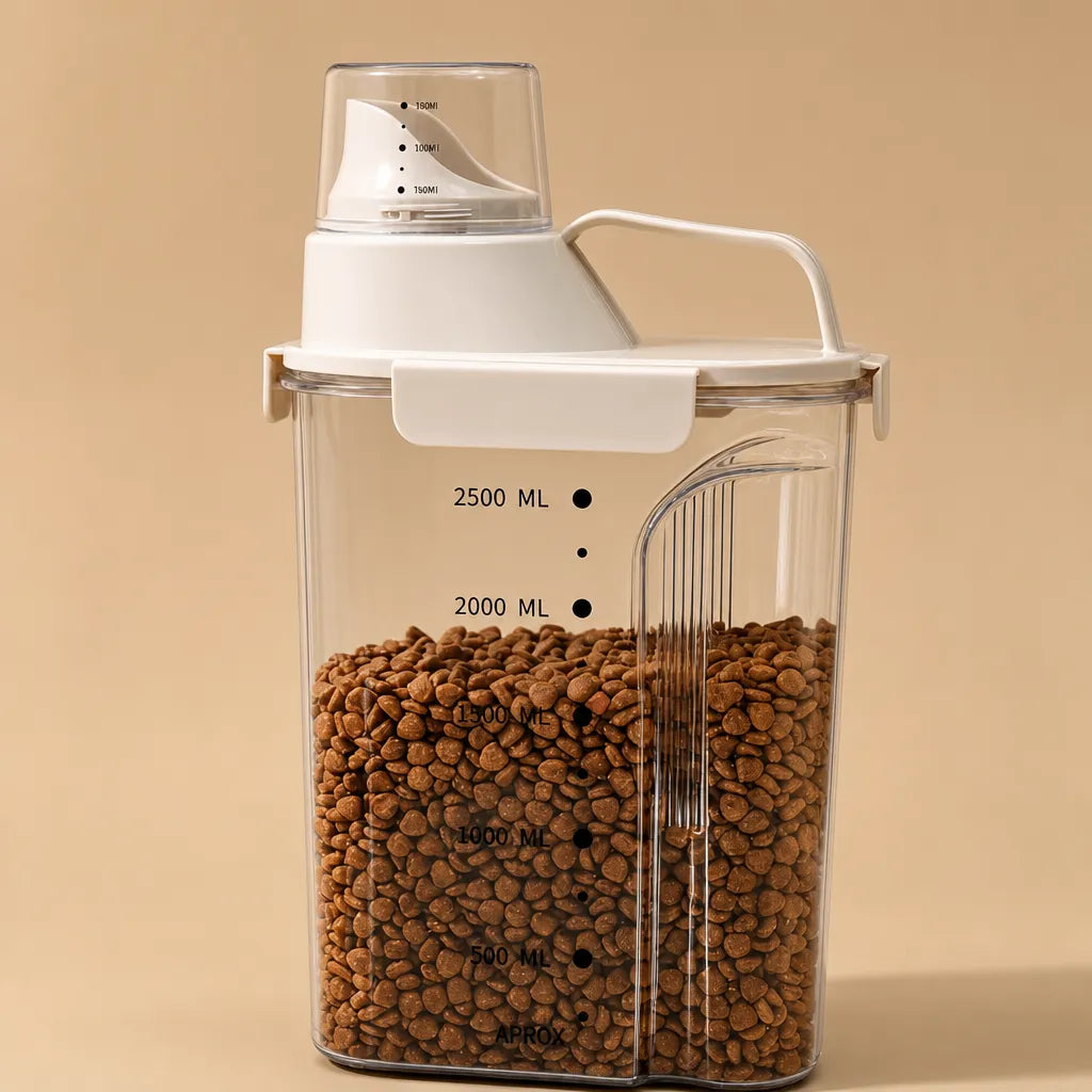 Boite croquette pour chien hermétique avec doseur - 3 tailles