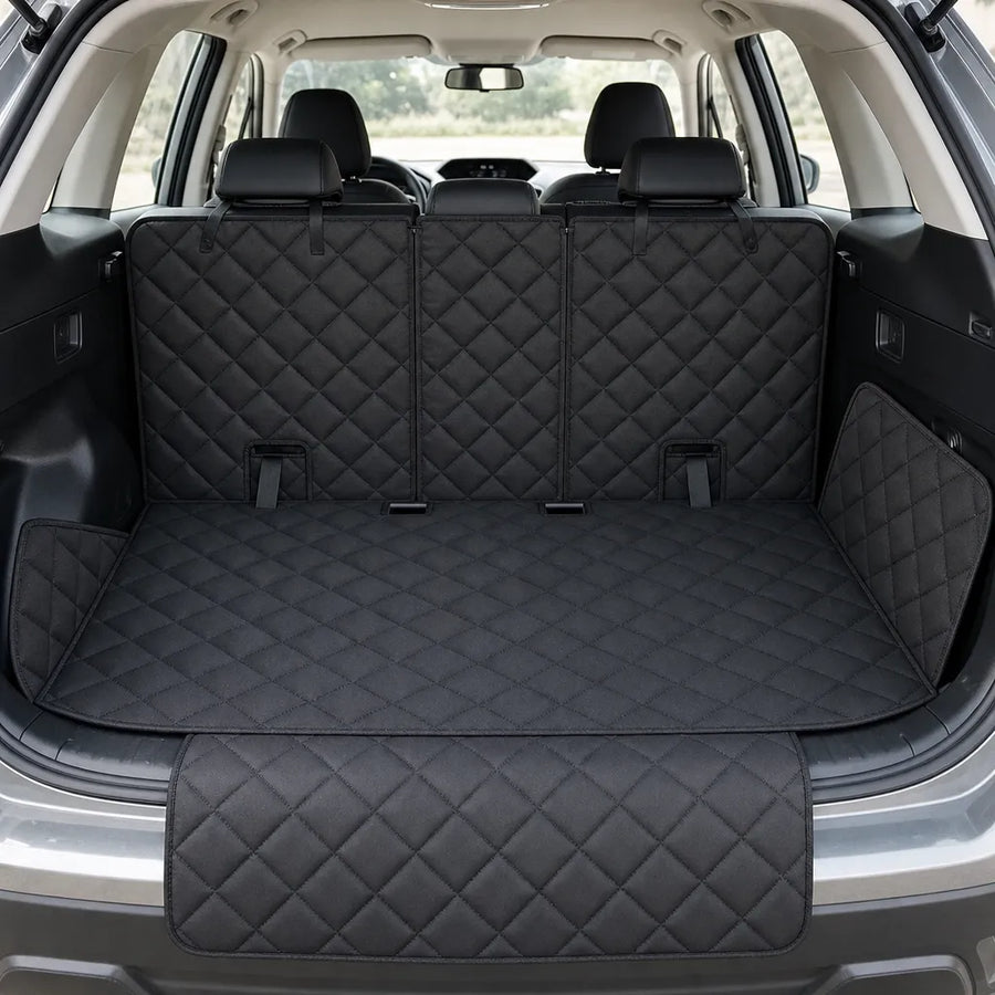 Housse voiture pour chien - Protection banquette matelassée