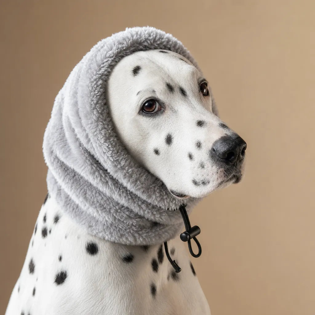 Cache oreille chien - Protection douce et réglable pour l'hiver