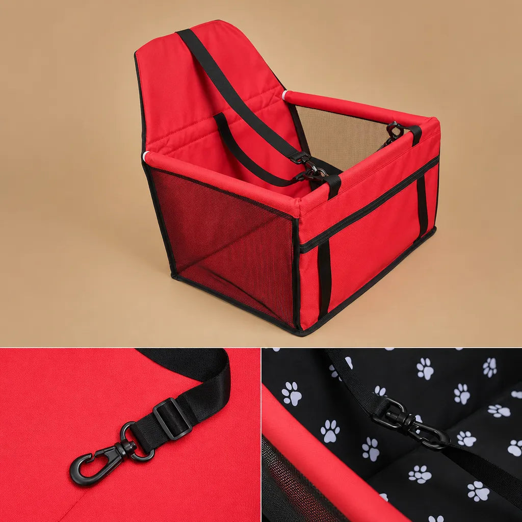 Panier chien voiture pliable - Siège auto sécurisé