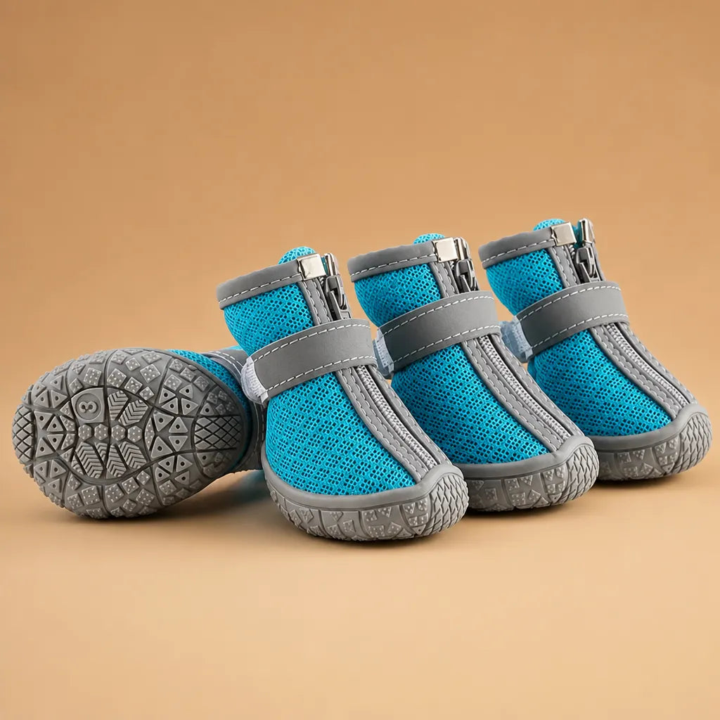 Chaussure antidérapante chien - Bottes respirantes