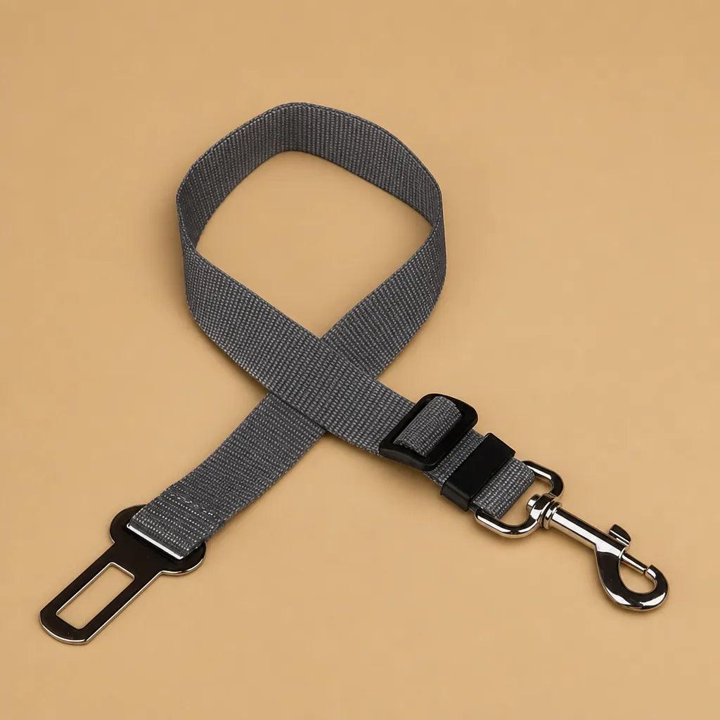 Ceinture chien voiture - Nylon réglable toutes tailles