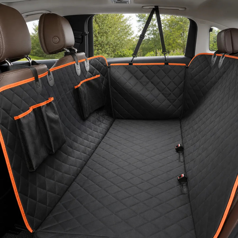 Housse protection voiture chien - Hamac imperméable 4 points