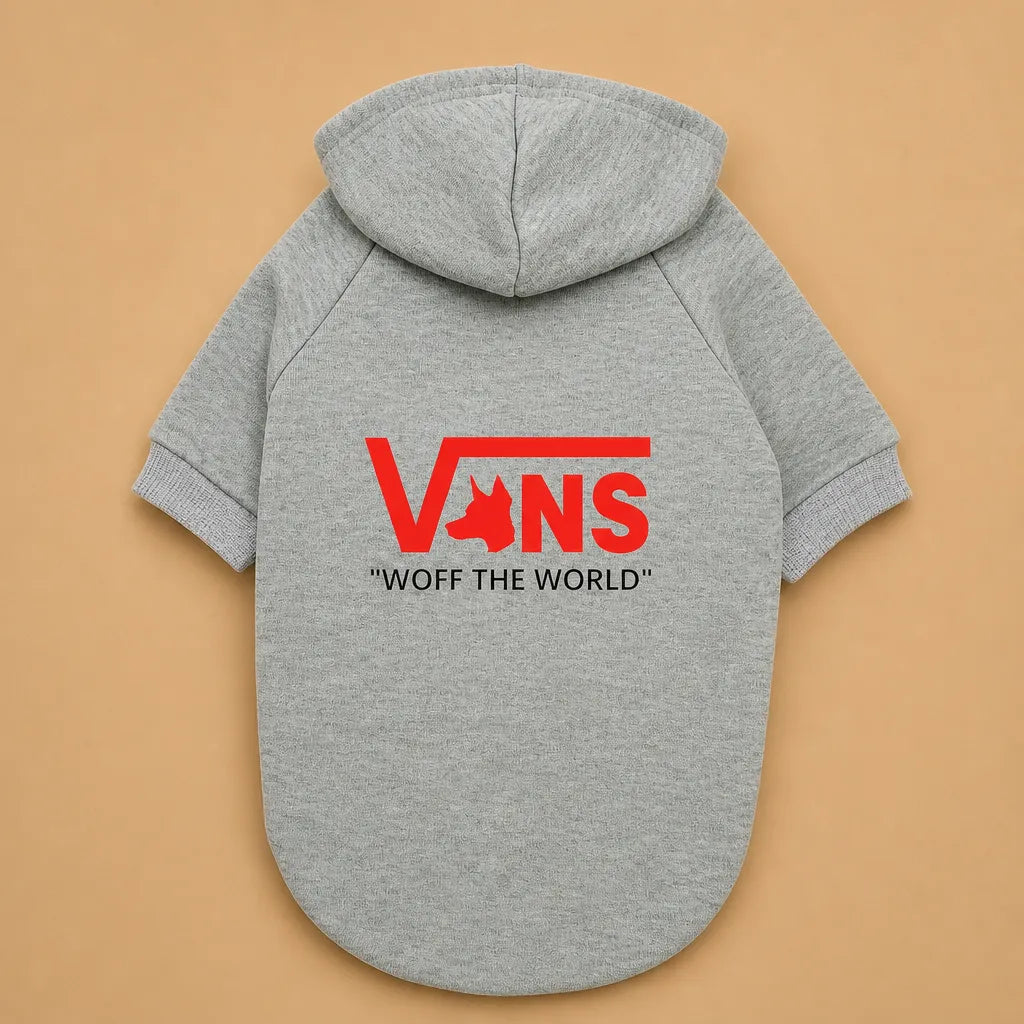 Sweat a capuche pour chien - Polaire douce & Logo graphique