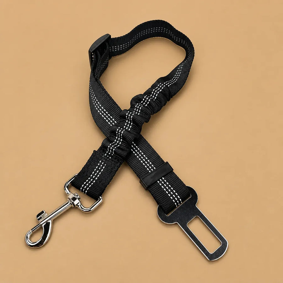 Ceinture de sécurité chien - Nylon réfléchissant réglable