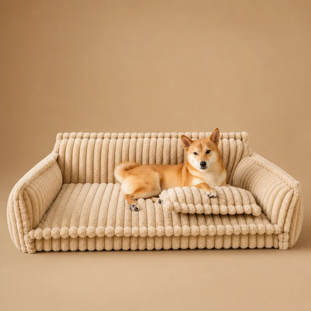 Canapé Lit pour Chien Moelleux - 4 Tailles Dispo