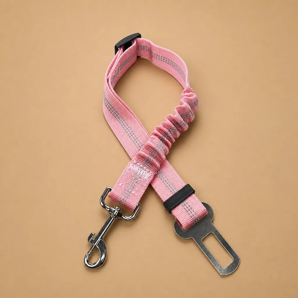 Ceinture de sécurité chien - Nylon réfléchissant réglable