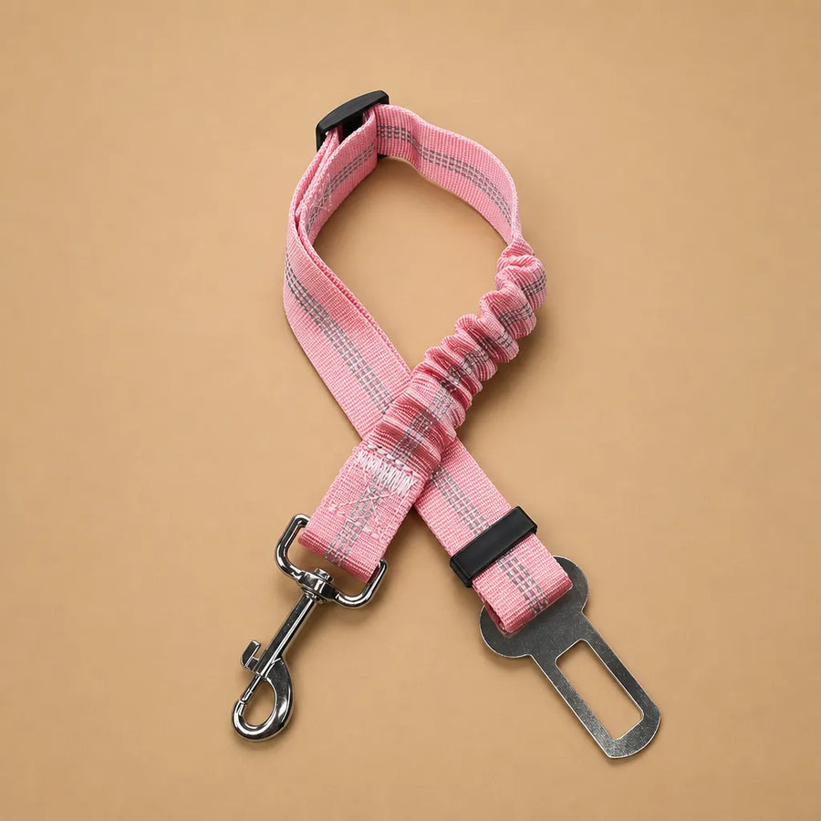 Ceinture de sécurité chien - Nylon réfléchissant réglable