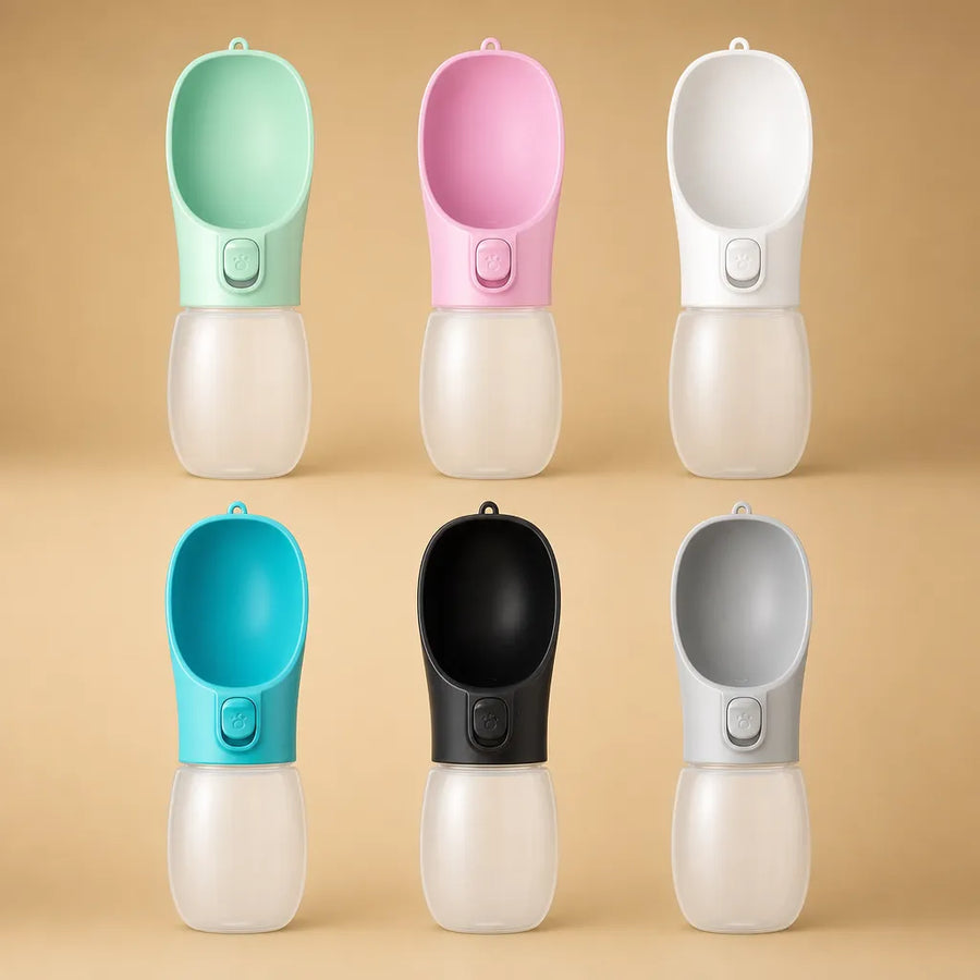 Bouteille d'eau pour chien portable - Gourde de balade